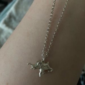 STERLING SILVER ELEPHANT 🐘 NECKLACE AND PENDANT